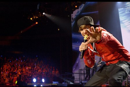 Justin Bieber in Never Say Never 3D